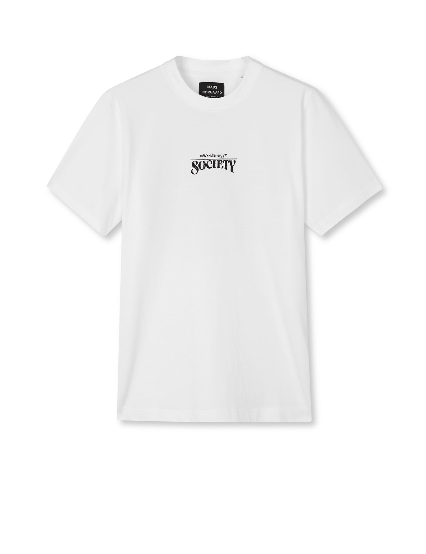 Cotton Jersey Frode World Energy Tee, White