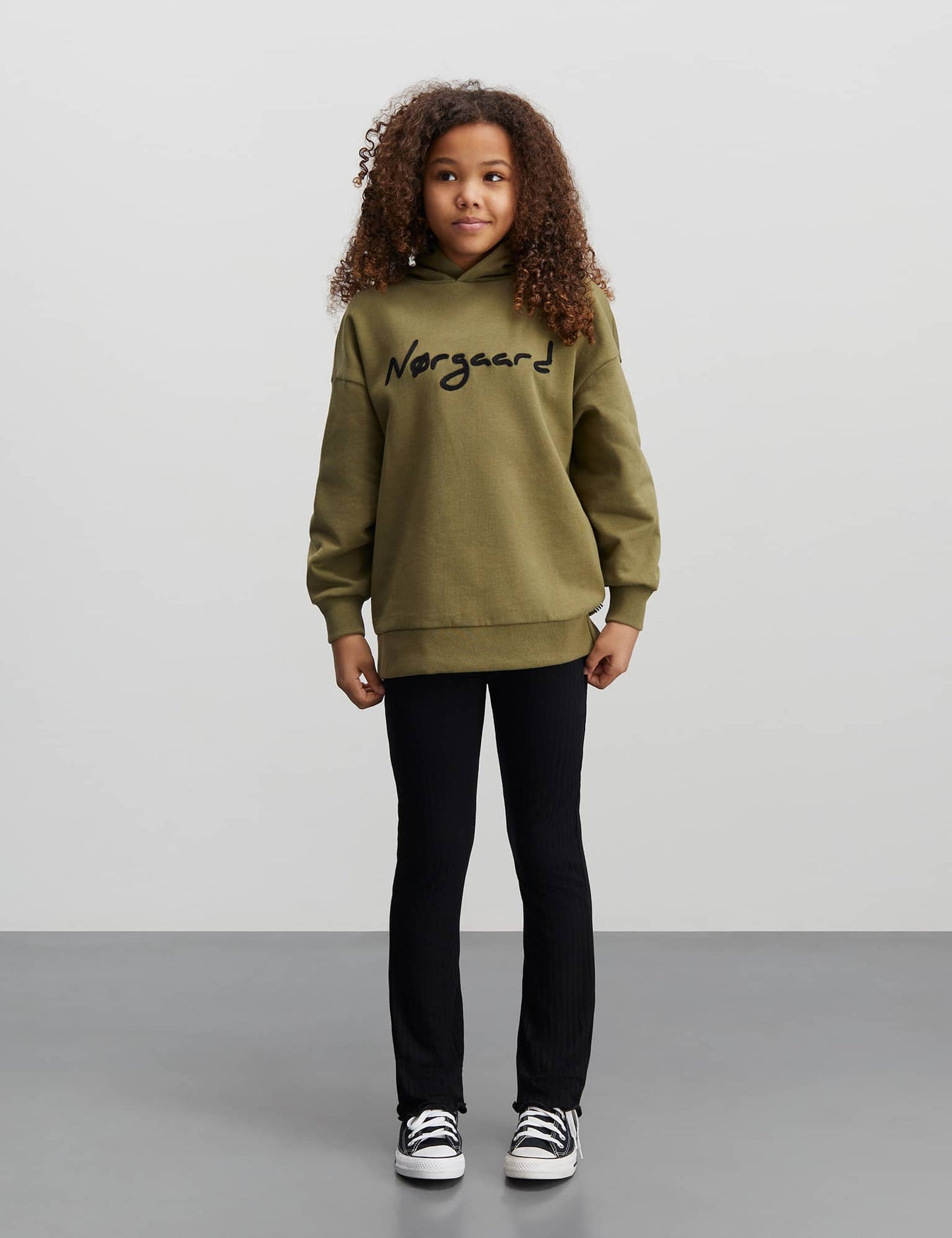 Organic Sweat Heidi Sweatshirt, Martini Olive