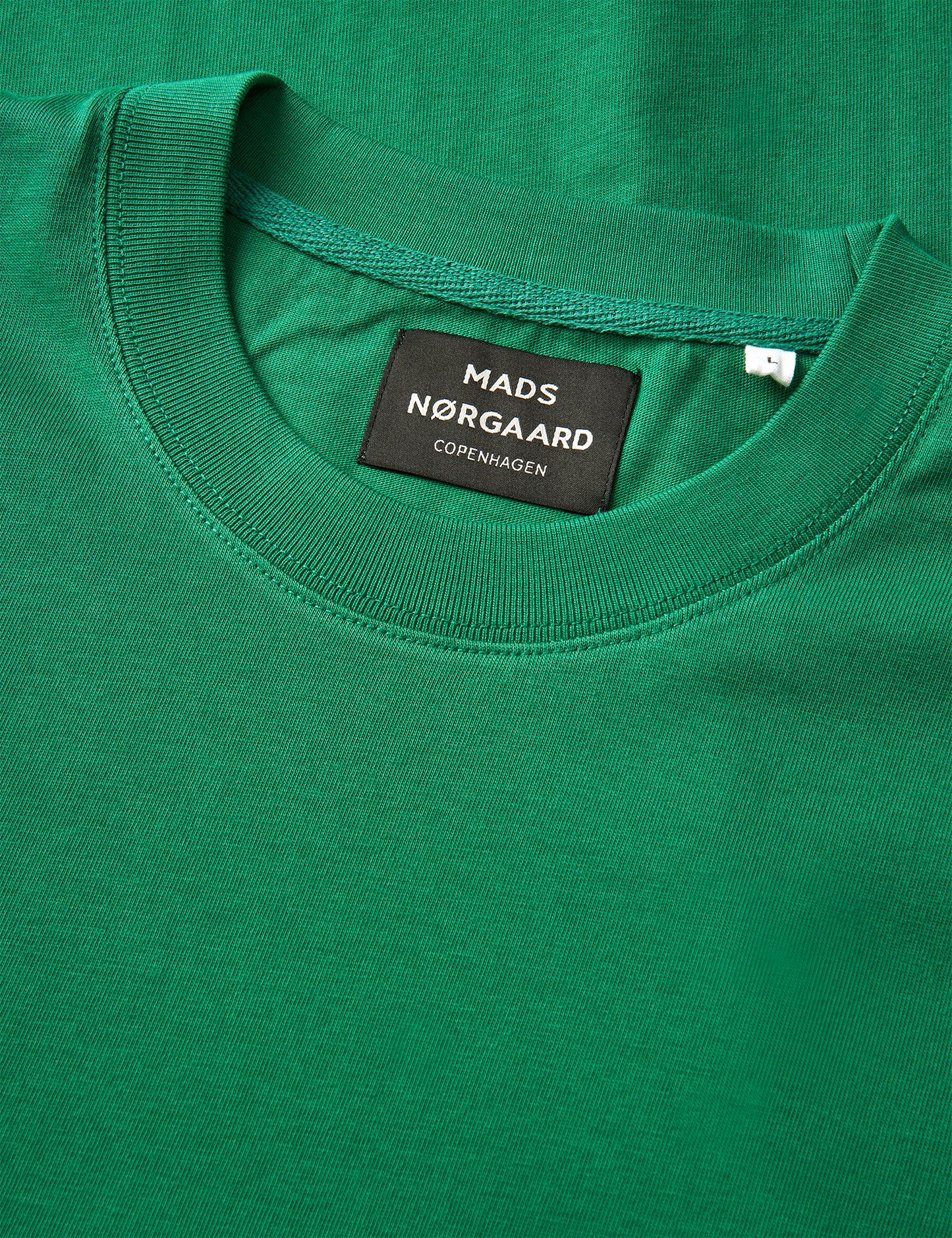 Cotton Jersey Frode Emb Logo Tee, Verdant Green