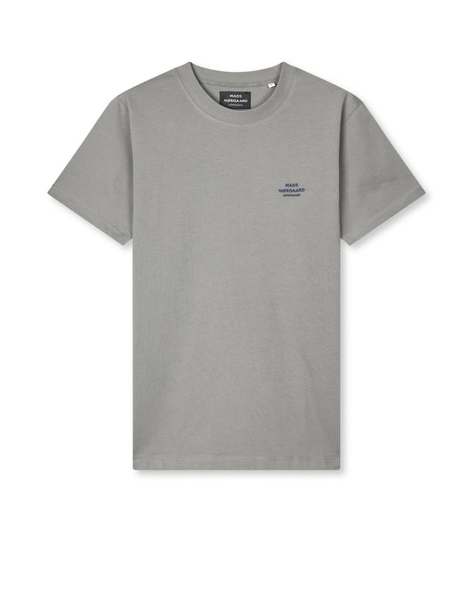 Cotton Jersey Frode Emb Logo Tee, Moon Mist