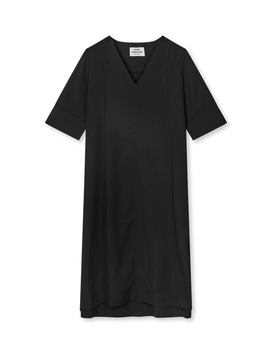 Light Crepe Margot Dress, Black