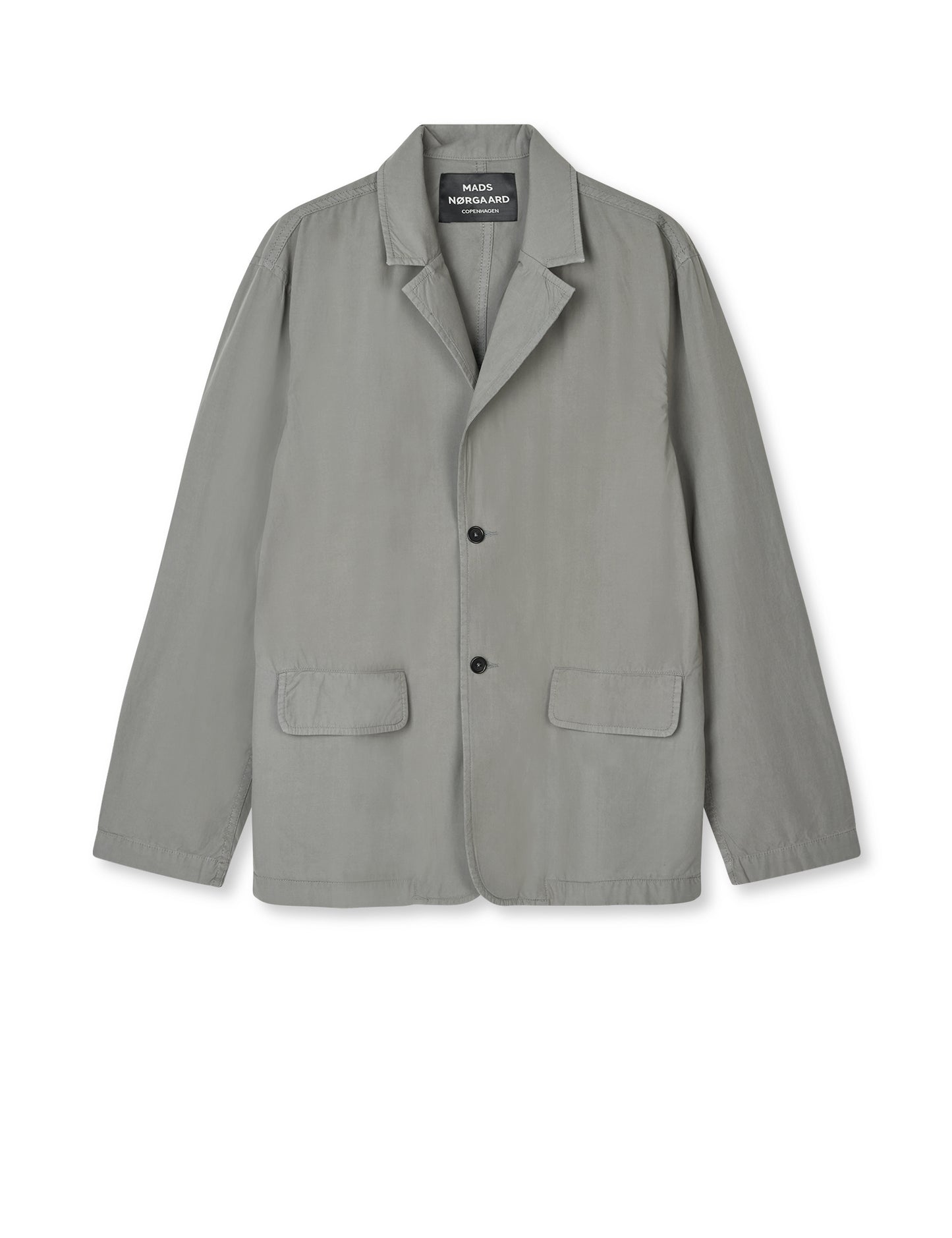 Dyed Poplin Felix Blazer, Moon Mist