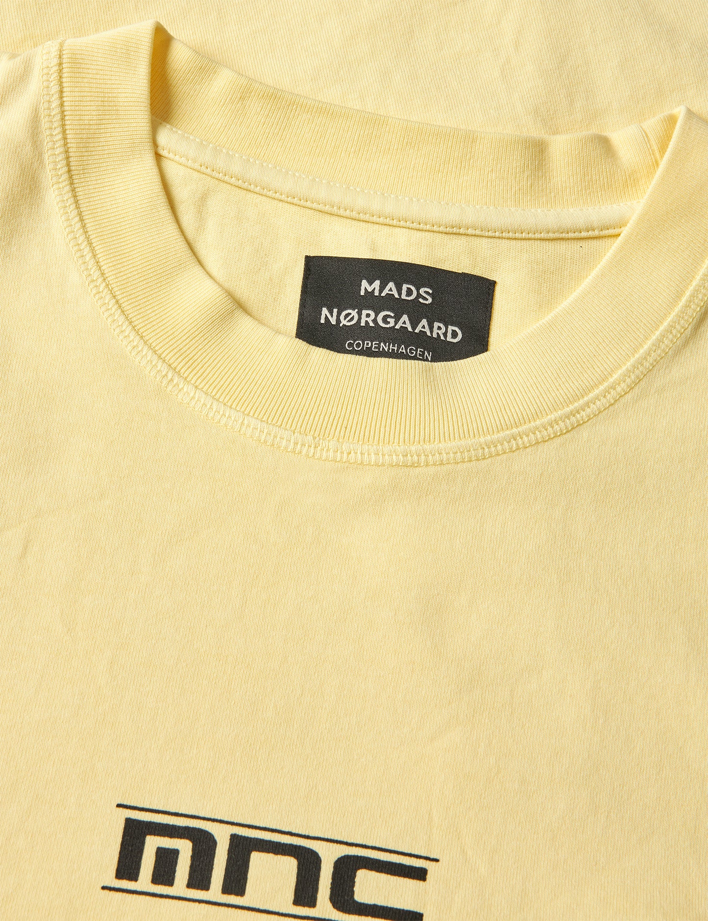 Open-End Dye Big Tee, Tender Yellow