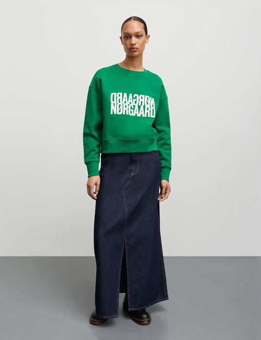 Organic Sweat Tilvina Sweatshirt, Verdant Green