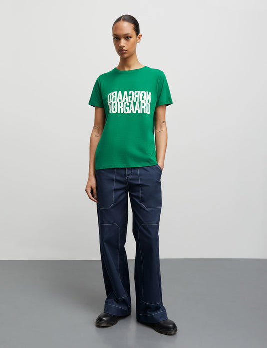 Single Organic Trenda P Tee, Verdant Green