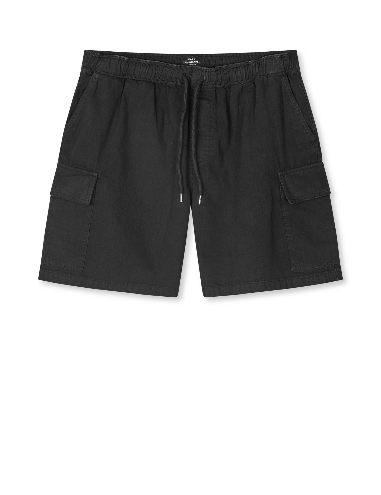 Cotton Ripstop Cargo Shorts, Black