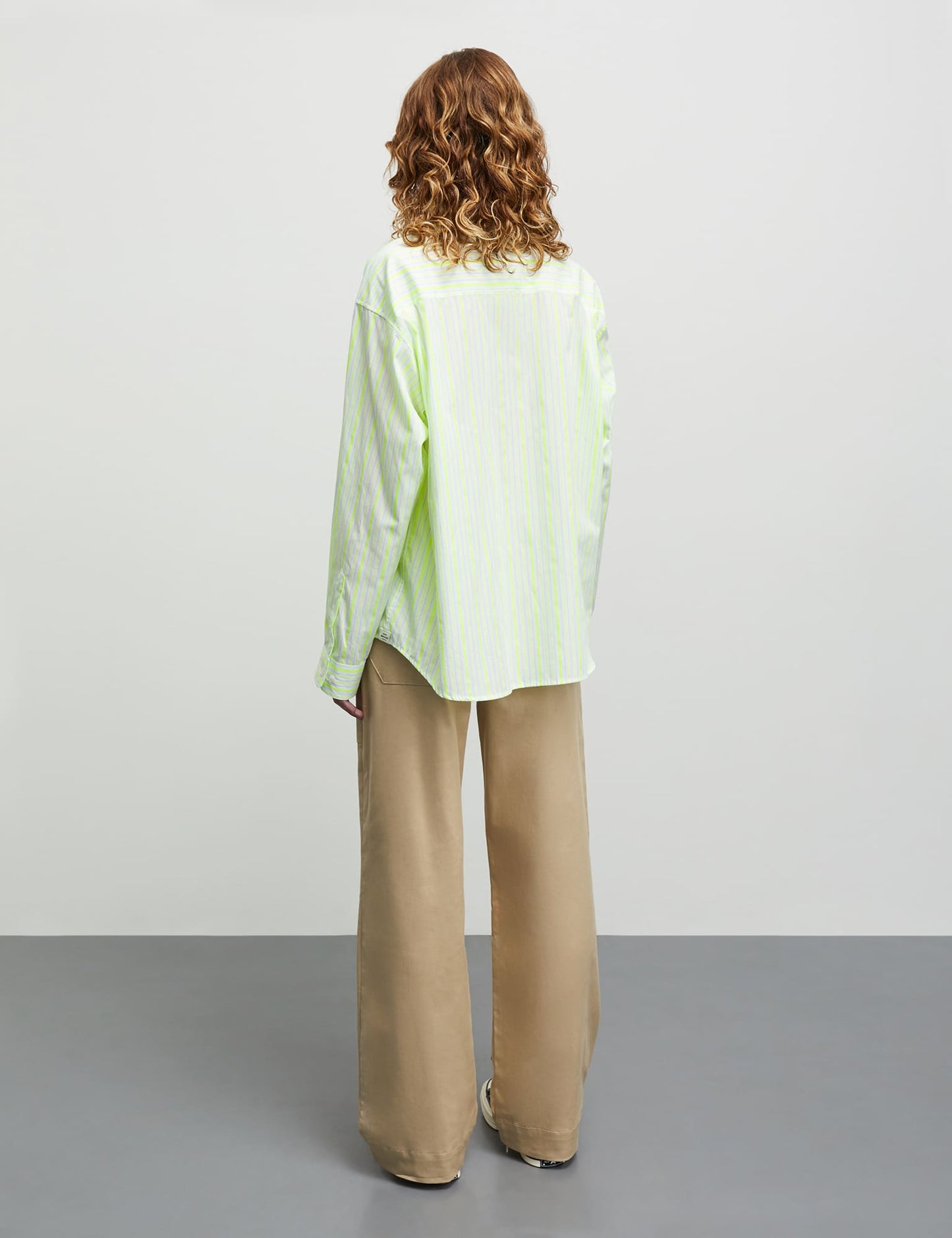 Neon Yarn Crelly Shirt, Love Bird Stripe