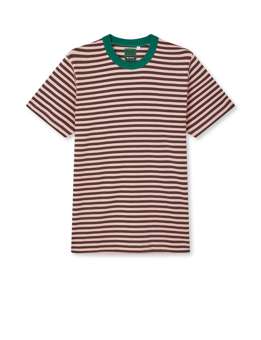 Cotton Jersey Frode Montana Tee, Stripe/Green Jacket