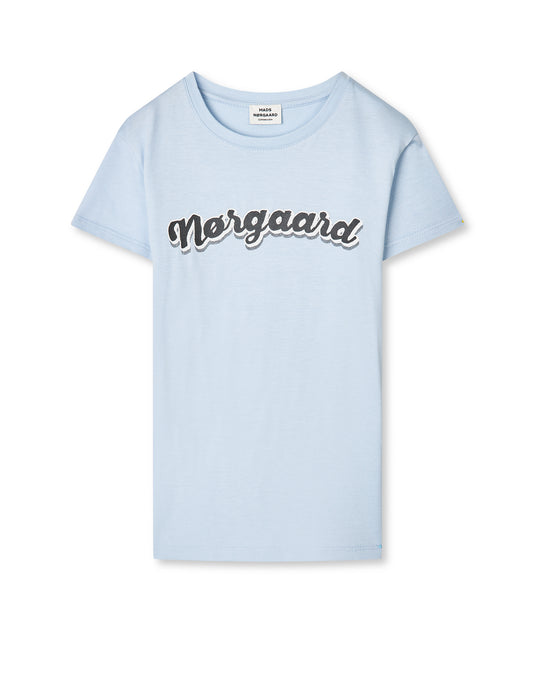 Single Organic Tuvina Tee, Cashmere Blue