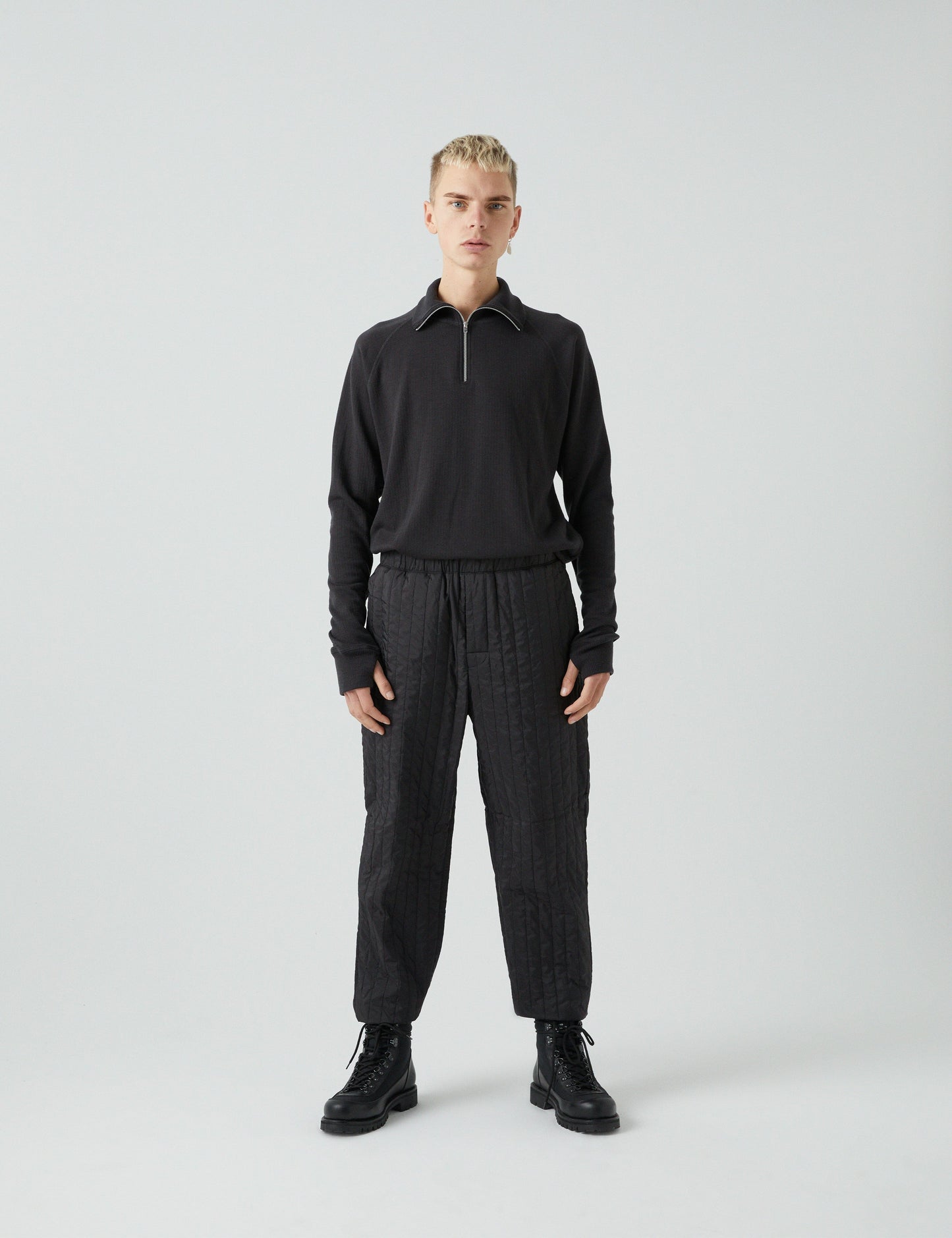 Mat Quilt Asger Pant, Black