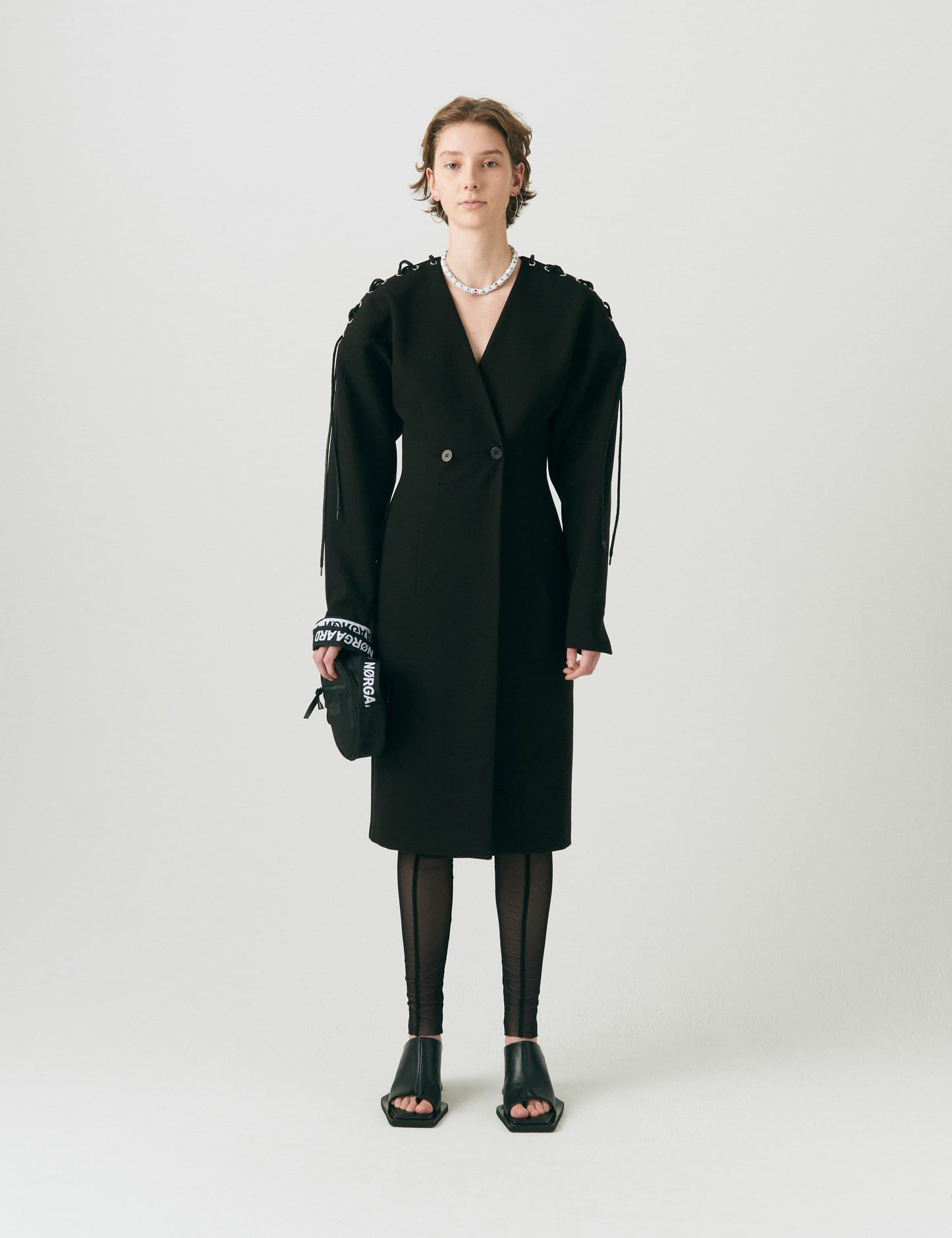 Soft Suiting Pyrmont Dress, Black