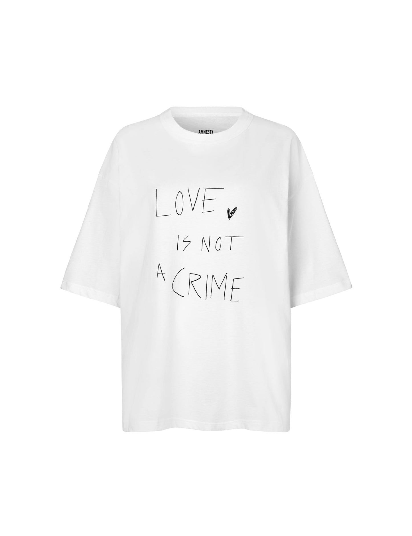 Single Organic Love Tee,  Cloud Dancer